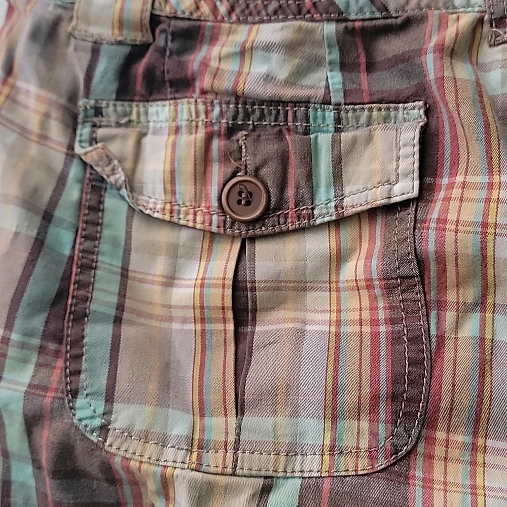 American Rag Size 13 Shorts Plaid pockets - Picture 6 of 7